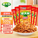 金大州金针菇小袋休闲香辣解馋零食礼包下饭菜金大洲新旧包装 超辣味（散称）500g