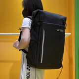 尤尼克斯（YONEX）羽毛球包yy新款男女通背学生背包时尚多功能大容量手提运动双肩包 292CR 黑色【双肩包】带独立拍仓/鞋仓