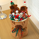 三彩熊卡皮巴拉玩偶花束情人节新年女生生日礼物女孩送女朋友闺蜜新结婚