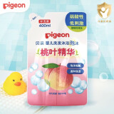 贝亲（Pigeon）桃子水婴儿爽身露宝宝液体爽身粉新生儿洗发沐浴二合一桃叶精华 洗发沐浴补充装