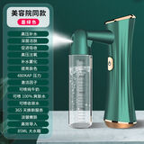 便携式注氧仪高压手持纳米喷雾机家用冷喷充电补水仪脸部加湿神器 绿色 升级款