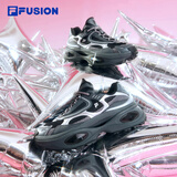 FILAFUSION斐乐硬糖3厚底老爹鞋女鞋增高运动鞋休闲鞋子 黑/烟灰珍珠-BS 37.5