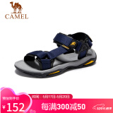 骆驼（CAMEL）  户外沙滩潮流平底休闲男士凉鞋子 A822162412 深蓝 40