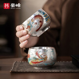 豪峰999鎏纯银泡茶壶茶杯主人杯2025新款整套茶具套装茶器送伴手礼物