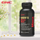 健安喜（GNC）秘鲁玛卡MACA黑玛咖精片 60片精氨酸育亨宾成人男性健康美国进口
