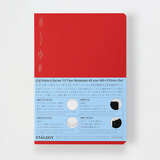 STALOGY笔记本本子 记事本 笔记本子 日记本 会议记录本 伴手礼 a5笔记本 红色