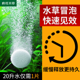 疯狂水草二氧化碳片鱼缸专用水草造景用品二氧化碳发生器CO2缓释泡腾100颗