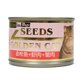惜时Seeds猫罐大金罐 泰国进口大块金枪鱼猫罐头170g 金枪鱼+虾肉+蟹肉170g