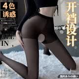 曼烟情趣内衣用品性感开阴裆丝袜夫妻刺激黑丝战袍连裤袜美腿袜黑7001