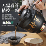 善优佳 全自动中药煎药壶家用电煎中医插电药罐煮煲神器机熬药电砂锅煎药 6L黑陶晶不粘+鸣音提醒 6L