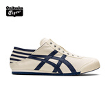 Onitsuka Tiger鬼塚虎帆布一脚蹬懒人鞋  男女款休闲鞋 MEXICO 66™ PARATY 米白色/藏青色(1183C233-250) 36