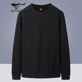 七匹狼长袖T恤男士秋季套头复古提花卫衣男式时尚休闲衣服百搭上衣男装