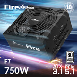 长城（Great Wall）额定750W F7白金牌全模组电源（ATX3.1标准/原生PCIe5.1/自动启停/全电压/闪电加速）