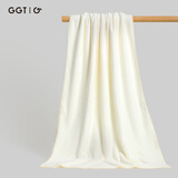 GGT日本浴巾男士洗澡吸水速干大浴巾毛巾成人不掉毛女 80*160 乳白