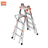 雷都捷特（LittleGiant） 美国小巨人多功能伸缩梯子附件工作台宽版站立台 5步伸缩梯16522+踏台10104