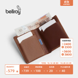 Bellroy澳洲 Note Sleeve 简约皮革短夹男士皮夹时尚礼物纤薄钱包 深咖色（防盗刷）