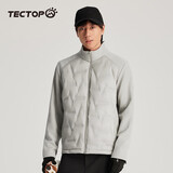 探拓（TECTOP）户外轻薄羽绒服男鸭绒保暖外套男 黄螺 XL