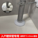 暄云（XUANYUN）煤气管道遮挡装饰橱柜燃气管盖板遮挡天然气管子遮丑神器美化遮盖 入户镀锌管专用(白色）