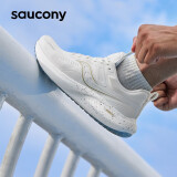 Saucony索康尼澎湃跑鞋男鞋女同款减震舒适入门训练旗舰运动鞋子SURGE 白金1(2代） 41