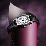 聚利时（Julius）手表女韩版小巧罗马刻度时尚酒桶形学生防水女士手表黑色JA-544C