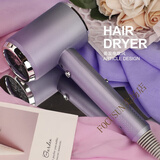 FOCUSUN电吹风机发廊专用大功率电吹风机家用大风力静低音负离子不伤发吹风筒理发店蓝光电吹风恒温 蓝光负离子(渐变霓虹紫)