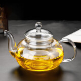 heisou 玻璃茶壶耐高温加厚过滤泡茶沏茶壶家用可加热水果花茶壶1000ml KC1604