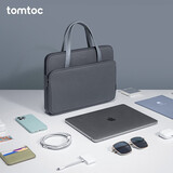 tomtoc手提电脑包14英寸女士苹果笔记本包A11适用于MacBook Pro/Air M2 鱼尾灰 14英寸