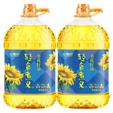 长寿花压榨葵花籽油物理压榨一级食用油健康烘焙油清香植物油 5L*2