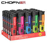 超凡 防风打火机普通家用定制订做刻印字广告10支批发一次性 【防风】cf5时尚空间 25支