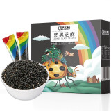 盖亚农场熟黑芝麻210g 低温炒制免洗干吃五谷杂粮白芝麻伴侣便携10g*21条