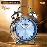 Timess迪士尼Disney联名款闹钟学生专用2024新款儿童卡通夜光打铃钟大音量床头机械打铃懒人生日开学季