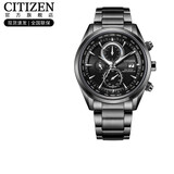 西铁城（CITIZEN）手表 男表光动能电波手表 商务休闲腕表日期显示情人节礼物 23年新品AT8265-81E