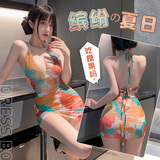 霏慕 情趣内衣性感睡衣诱惑免脱夫妻刺激房事高档性感方便包臀裙6308