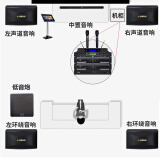 雅马哈（YAMAHA）【挑战0差评】KMS710/910家庭ktv音响套装家用点歌机 唱歌全套设备家庭影院卡拉OK家用会议室音箱 【5音响+炮】10寸5.1影K套装