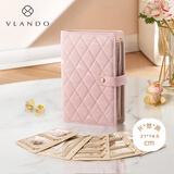 VLANDO首饰收纳册旅行便携防氧化大容量新款生日礼物送女友老婆高档轻奢