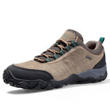 悍途徒步鞋户外登山鞋耐磨防滑鞋舒适透气休闲鞋防滑耐磨爬山鞋 卡其-男款 42