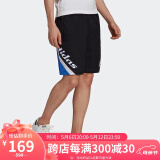 阿迪达斯Adidas阿迪达斯官网三叶草男装夏季运动短裤HA4739 黑色 M 