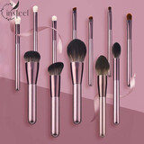 EAUN 化妆刷套装粉底腮红眼影修容遮瑕唇散粉眉刷初学者工具刷子全套 小葡萄12支+刷包