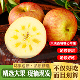 冉沃优选甘肃大漠正宗冰糖心红富士苹果高原脆甜苹果新鲜当季水果整箱 75-80mm果径（净重8.5斤中果）
