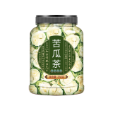 雪晴堂500克老干苦瓜天然苦瓜片干新鲜茶特产级农家干儿泡茶纯苦瓜粉食用 精选大分量苦瓜片250g*3罐