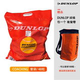 登路普网球ING50%含毛量耐打专业训练使用教练发球机用球行货高级训练球 D coahing 48粒整袋