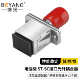 博扬（BOYANG）BY-F21 电信级ST-SC耦合器 ST-SC接口 光纤法兰盘适配器光纤延长转接头