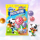 阿尔卑斯（ALPENLIEBE）牛奶棒棒糖混合口味硬糖20支袋装结婚喜糖儿童休闲零食糖果 【20支】混合口味200g*1袋