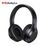 联想（Lenovo）头戴式无线蓝牙耳机电竞游戏重低音乐运动降噪通用苹果小米手机 TH10黑色