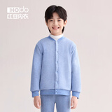 红豆（Hodo）儿童单件保暖上衣加厚男女童棉袄开衫夹棉学生校服内搭保暖神器 男士星辰蓝 170