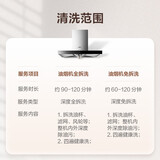 京东服务 家电清洗 油烟机清洗套餐 家电清洗 清洁保养 免费上门服务 油烟机免拆洗 油烟机清洗套餐