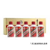 茅台（MOUTAI）飞天 金色条盒装 酱香型白酒 53度 50ml*5瓶