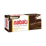 纳宝帝印尼richeese纳宝帝丽芝士nabati奶酪威化饼干进口儿童零食小吃 巧克力威化145g1盒