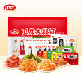 卫龙零食大礼包888g/袋约51包 大小面筋亲嘴烧亲嘴条魔芋爽海带
