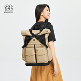 KOLON SPORT/可隆背包 男女同款户外露营多功能收纳运动休闲双肩包 LUBP4MT001-OL 橄榄绿 XXX